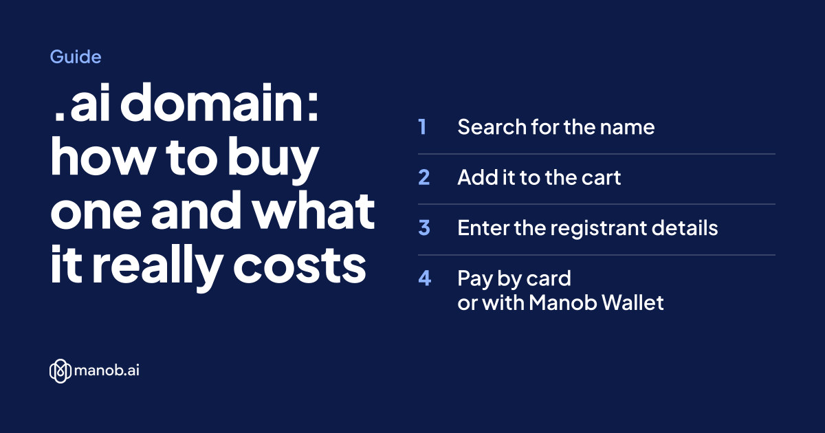 How to Buy a .ai Domain (and What It Really Costs)
