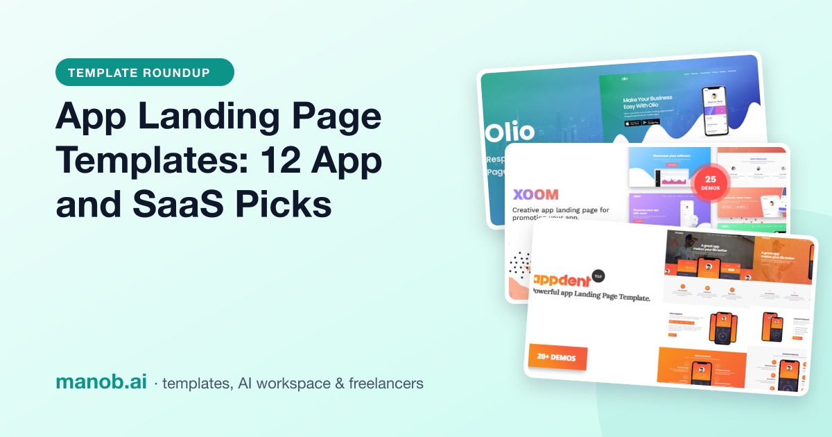 App Landing Page Templates for Mobile Apps and SaaS, Compared