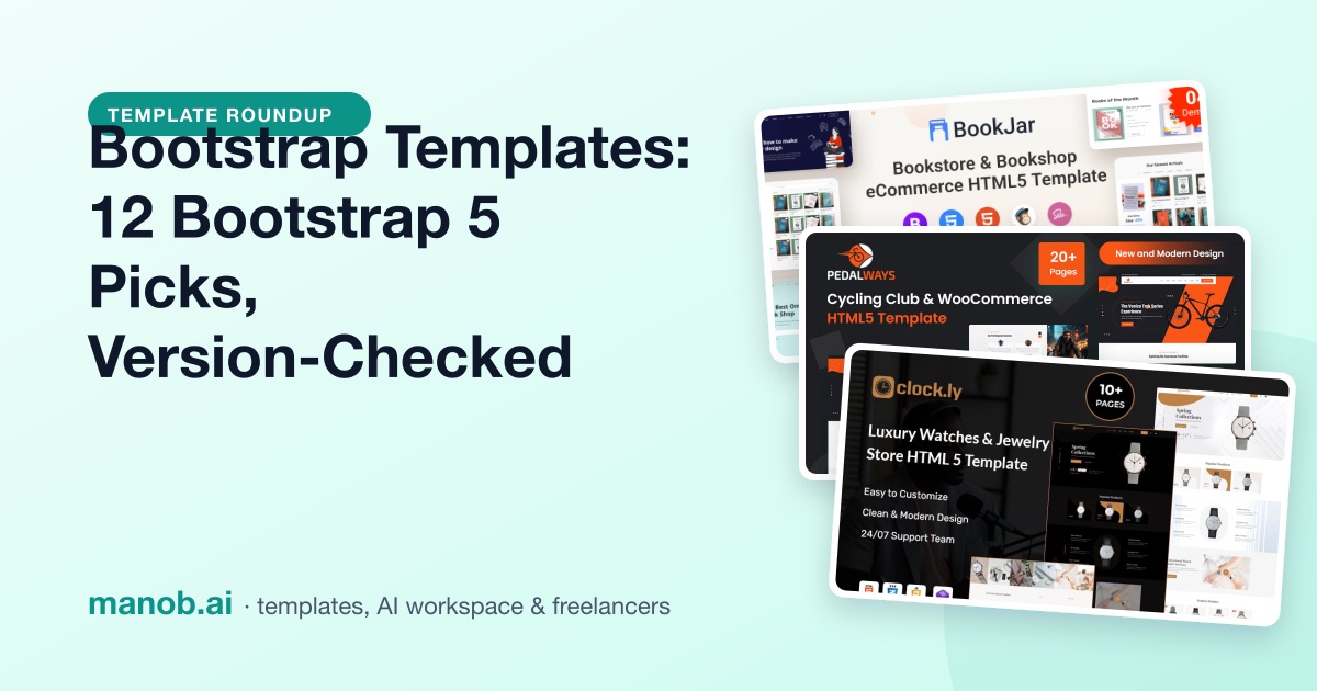 Bootstrap 5 Templates: 12 Picks We Version-Checked on the Live Demo