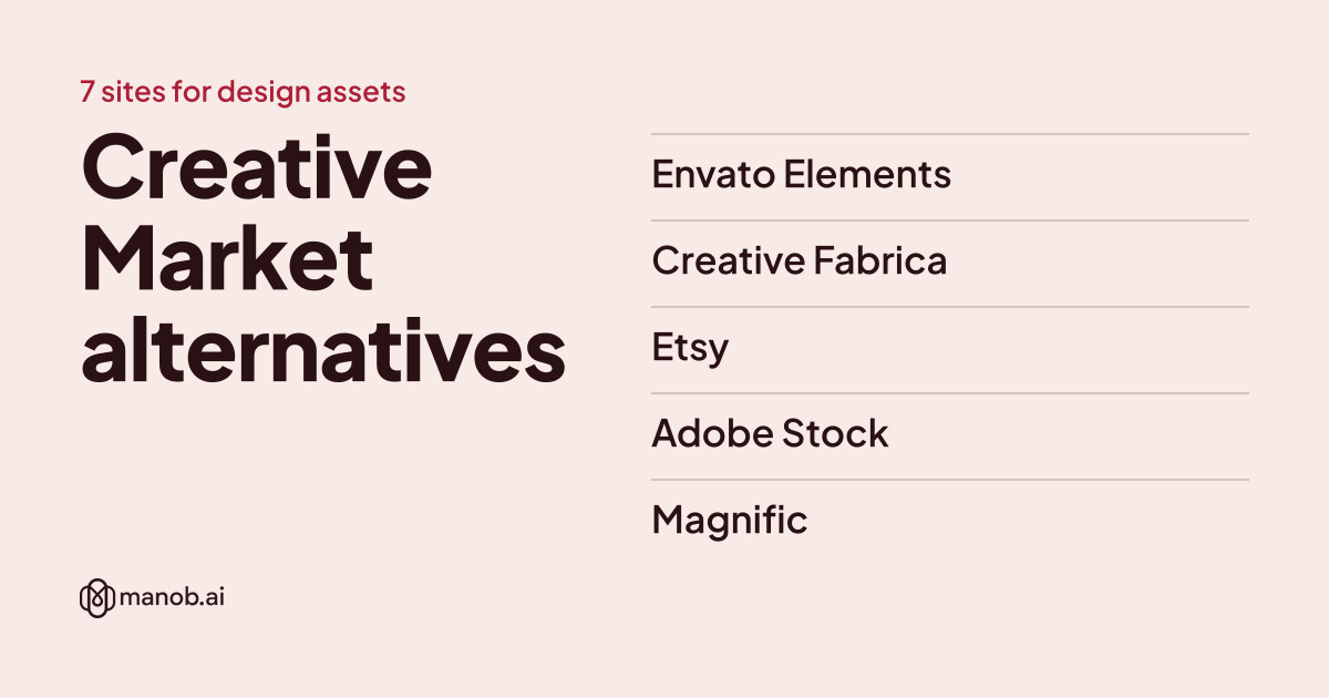 7 Creative Market Alternatives for Buying and Selling Design Assets