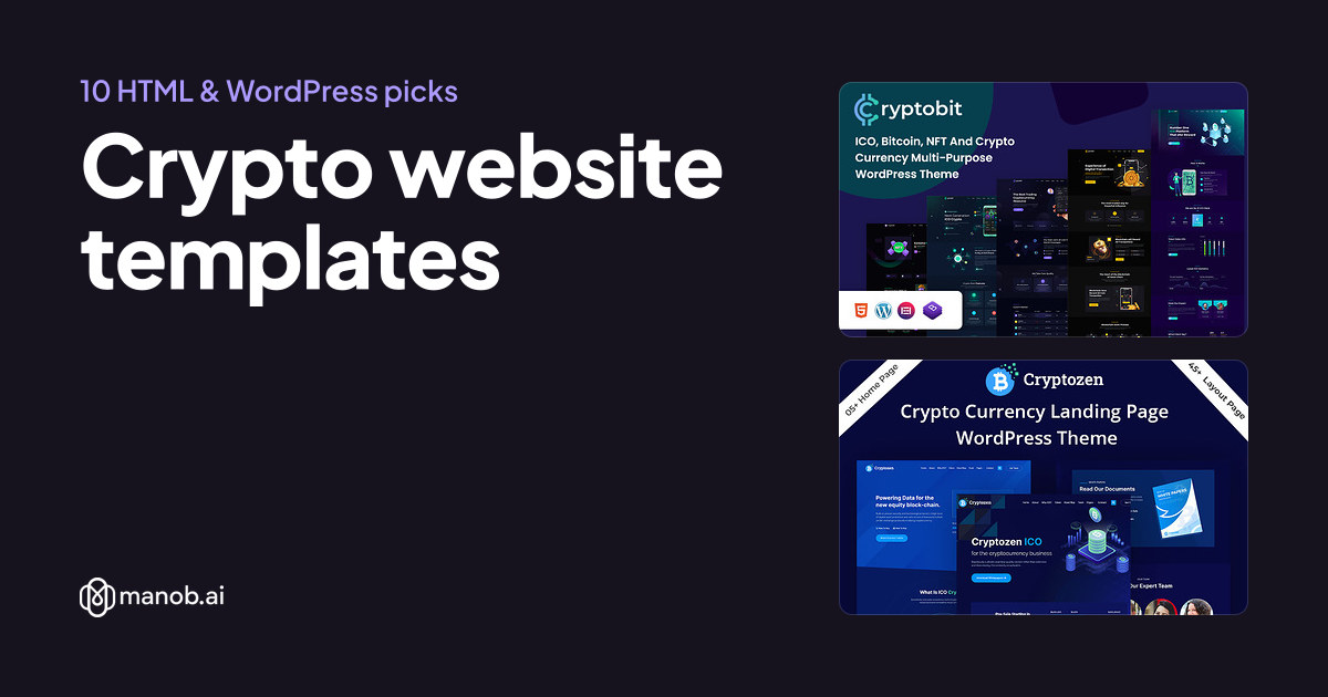 Crypto Website Templates and WordPress Themes: 12 Picks Compared