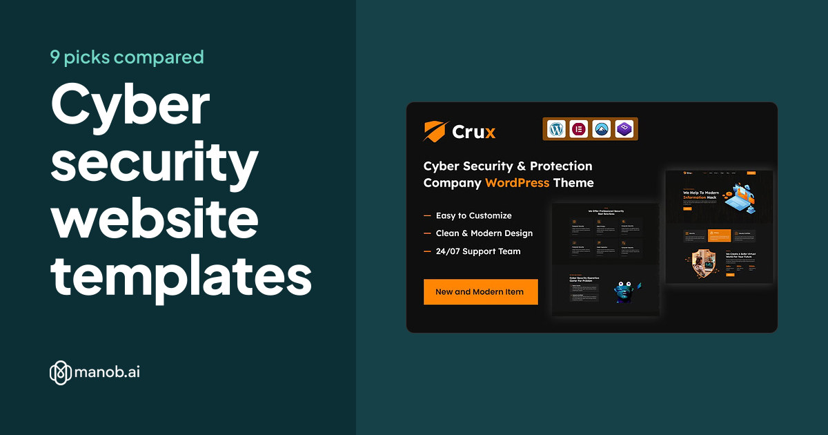 11 Cyber Security Website Templates and WordPress Themes, Compared