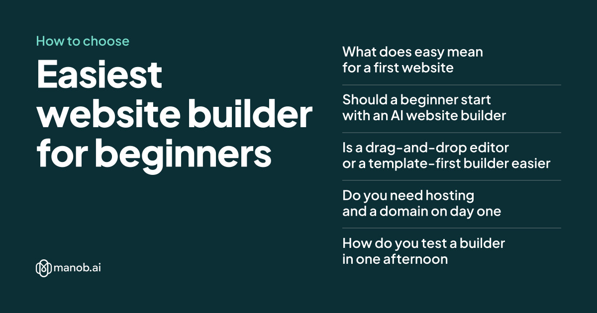 The Easiest Website Builder for Beginners, and How to Choose One