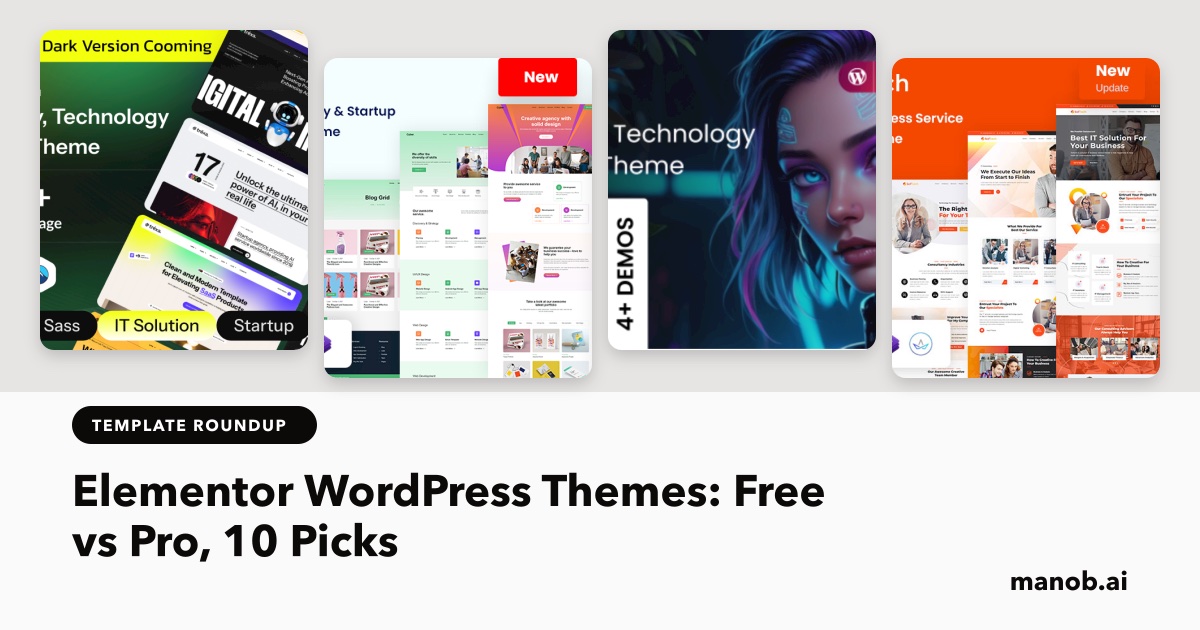 Elementor WordPress Themes: 10 Picks, and Which Ones Need Elementor Pro