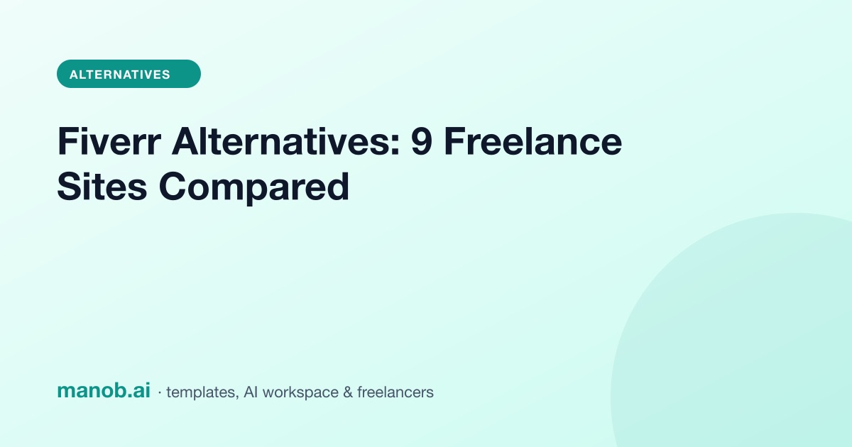 9 Fiverr Alternatives, Compared on Fees and Fit