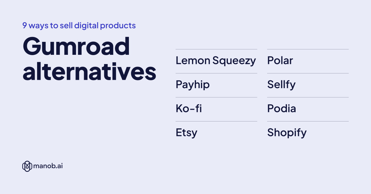 9 Gumroad Alternatives for Selling Digital Products