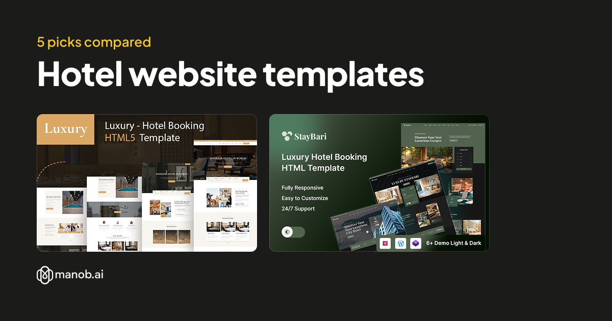 Hotel Website Templates for Hotels, Resorts and Guesthouses