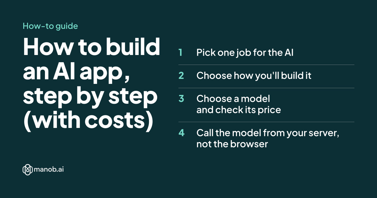 How to Build an AI App: 8 Steps From Idea to Launch