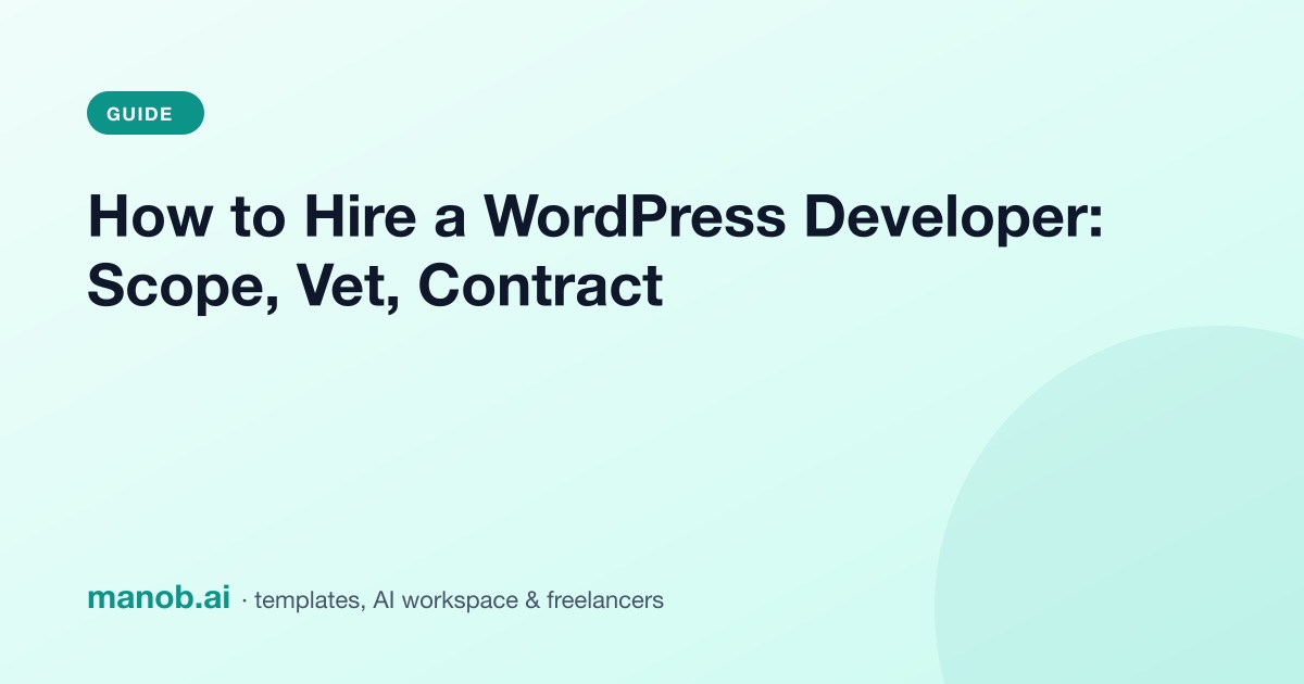 How to Hire a WordPress Developer Without Regrets