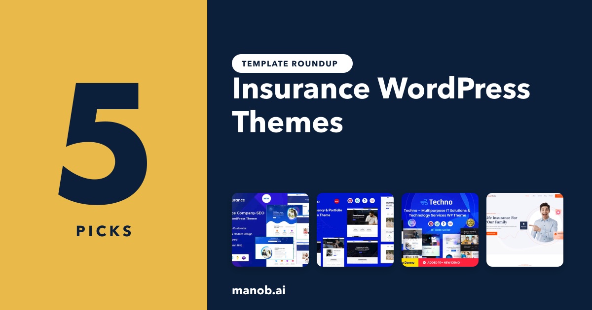 Insurance WordPress Themes and Templates: 5 Picks for Agencies and Agents