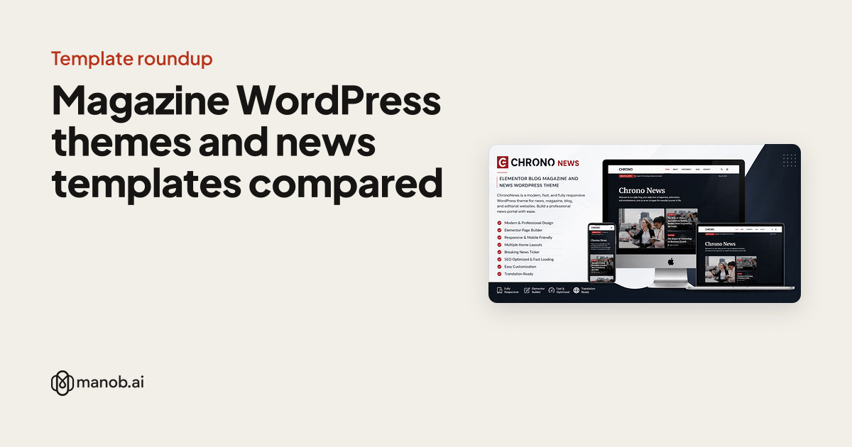 Magazine WordPress Themes and News Templates: 13 Picks, Honestly Compared