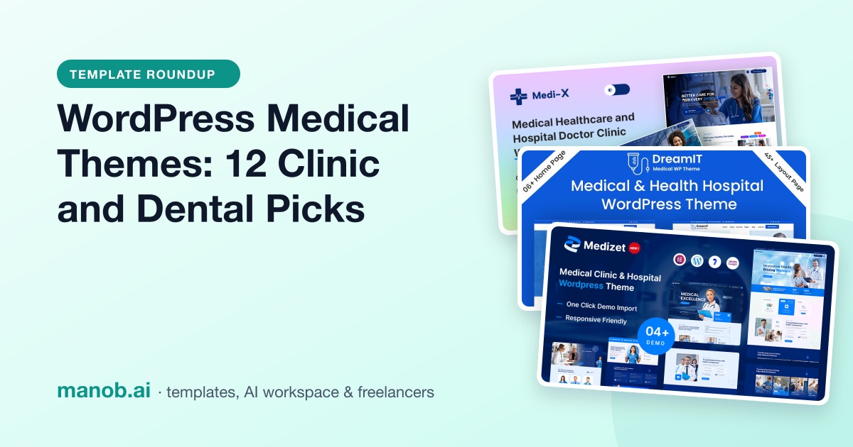 WordPress Medical Themes for Clinics, Dentists and Med Spas