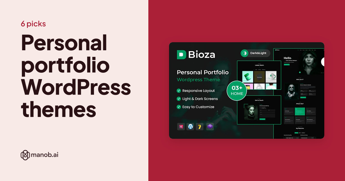 Personal Portfolio WordPress Themes, Compared
