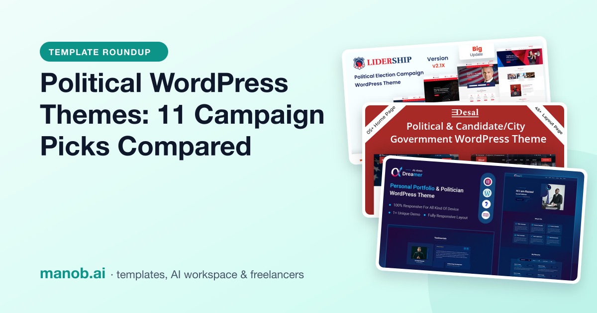 Political WordPress Themes for Campaigns, Parties and Causes