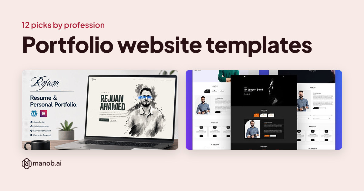 15 Portfolio Website Templates for Developers, Designers and Freelancers