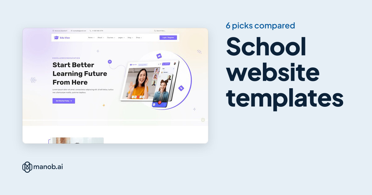 School Website Templates for Schools, Tutors and Courses