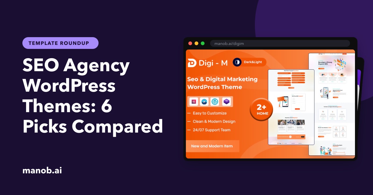 SEO Agency WordPress Themes: 6 Picks for Search and Performance-Marketing Agencies