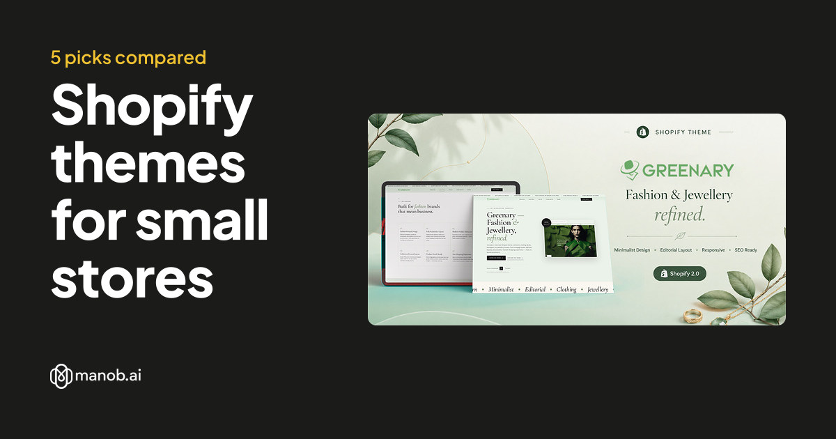 Five Shopify Themes for Small Stores, Compared