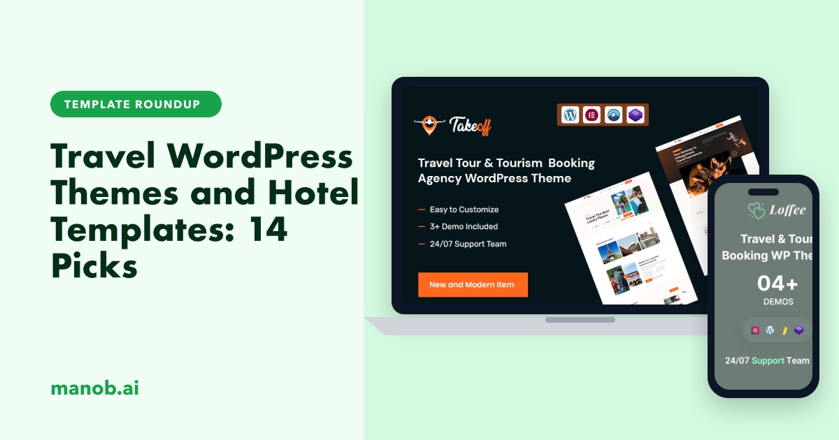 Travel WordPress Themes and Hotel Website Templates: 14 Picks Compared