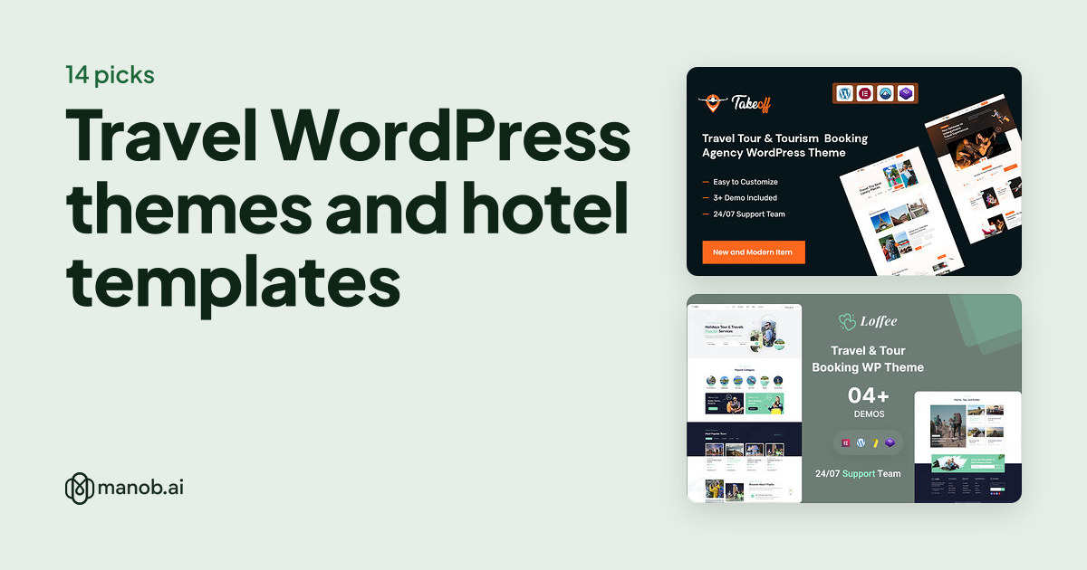 Travel WordPress Themes and Hotel Website Templates: 15 Picks Compared